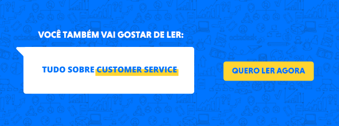 Banner com link para artigo "Tudo sobre customer service"