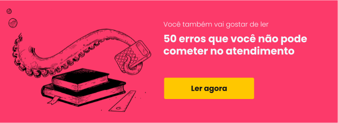 Banner com link para artigo "50 erros que você não pode cometer no atendimento"