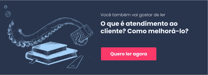 Banner com link para artigo "O que é atendimento ao cliente? Como melhorá-lo?"