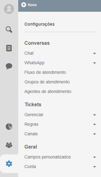 Configurações Octadesk