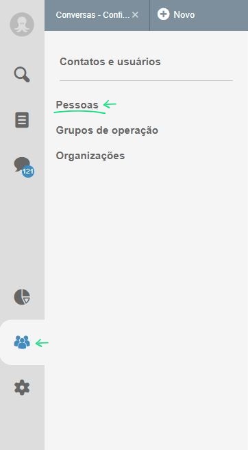 Contatos e usuários no Octadesk