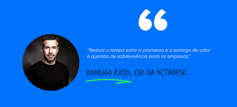 Citação do Rodrigo Ricco CEO da Octadesk