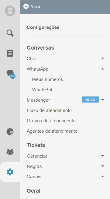 Facebook Messenger no Octadesk