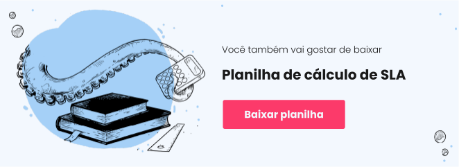 Planilha de cálculo de SLA