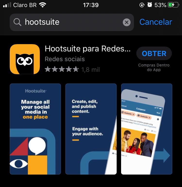 Hootsuite para Redes Sociais