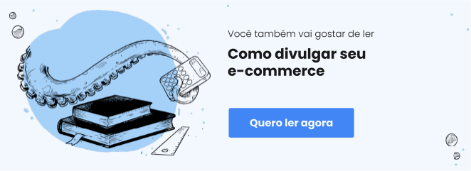 Banner com link para artigo "Como divulgar seu e-commerce"