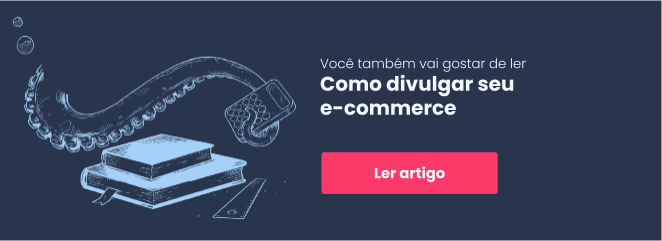 Banner que leva o usuário para outro texto chamado como divulgar seu e-commerce